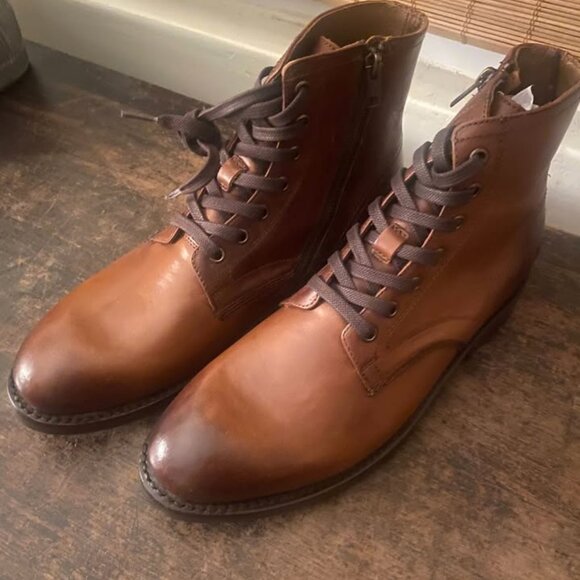 Frye Bowery Lace Up Boots Mens Size 8 Brand New - Picture 5 of 6